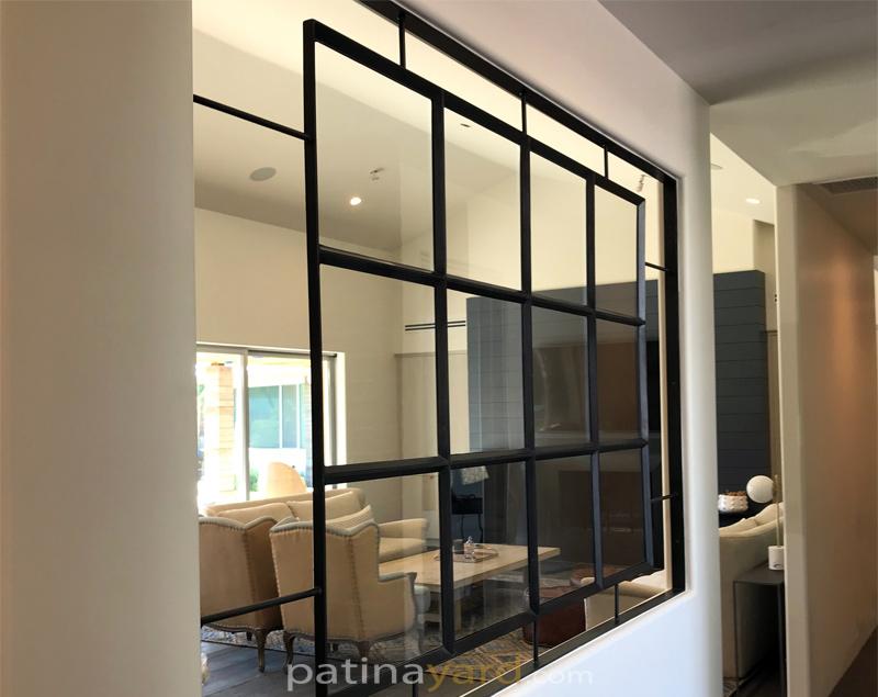 warehouse style interior window