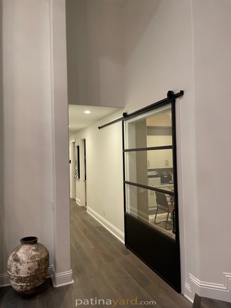 Office metal and glass barn