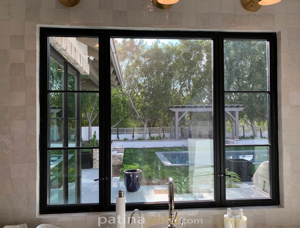 custom metal and glass window