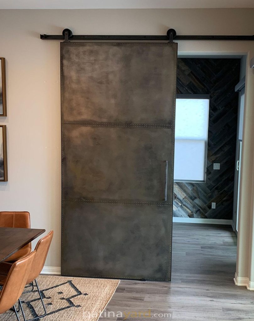 metal ware house style barn door