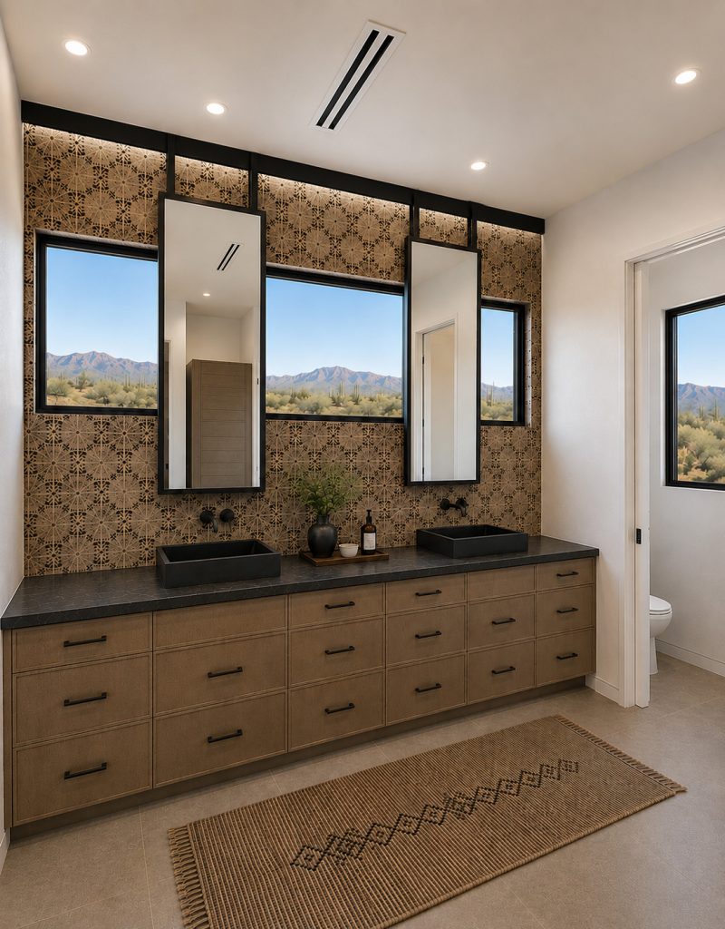 sliding bathroom mirrors